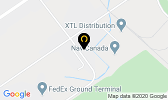 Flocor Inc in Dorval map