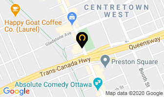 Floss Dental Collective in Ottawa map
