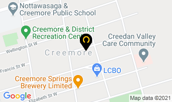 Flowers By Ms. Design in Creemore map