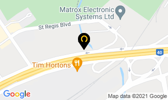 Fluke Electronics Canada Inc in Dorval map