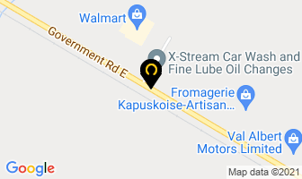 Flying J Travel Plaza in Kapuskasing map