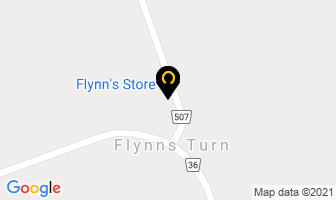 Flynn's Store in Trent Lakes map