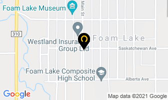 Foam Lake Bowling Centre in Deer Lake map