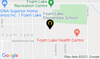 Foam Lake Elementary School in Deer Lake map