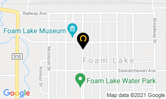 Foam Lake Review in Deer Lake map