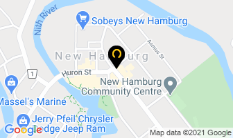 Focus Computers Inc in New Hamburg map