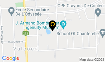 Fondation J Armand Bombardier in Coaticook map