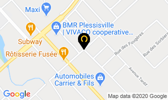 Fondations Plessisville Inc in Plessisville map