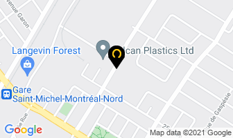 Fonora Textile Inc in Brantford map