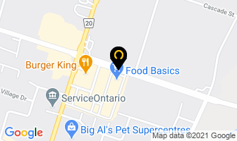 Food & Drug Basics in Hamilton map