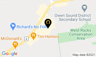 Foodland in Owen Sound map