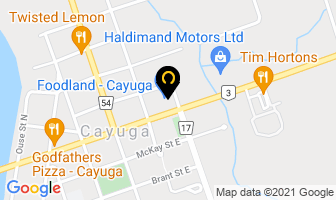 Foodland in Cayuga map