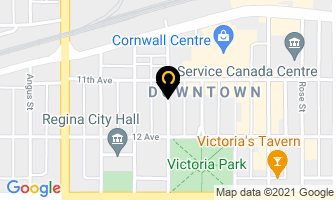 Football Sask in Regina map