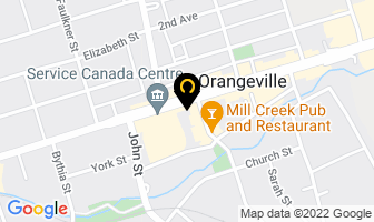 Foote Law in Orangeville map