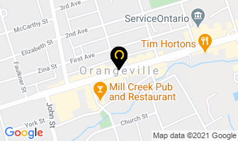 Forbes Mechanical Service in Orangeville map