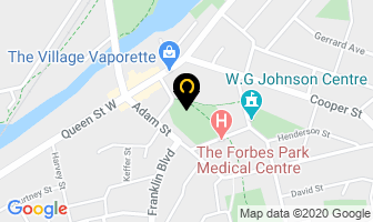 Forbes Park Dental Office in Cambridge map