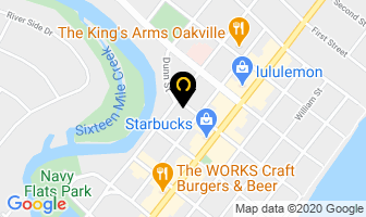 Ford John P H Qc in Burlington map