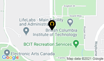 Ford Motor Co in Burnaby map
