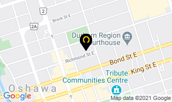 Ford R J in Oshawa map