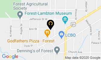 Forest Dental Office Dr Jennifer Burns in Westlock map