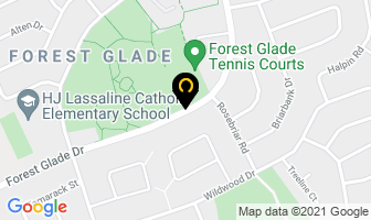 Forest Glade Arena in Grand Falls-windsor map