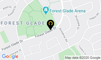 Forest Glade Optimist Library in Grand Falls-windsor map
