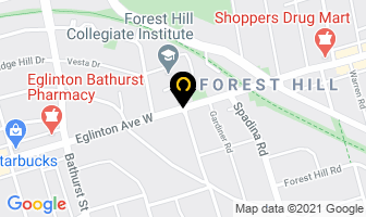 Forest Hill Ci in Toronto map