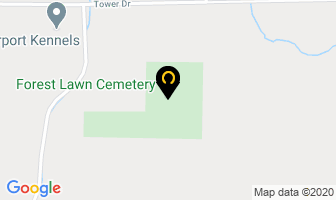 Forest Lawn Cemetery in North Bay map