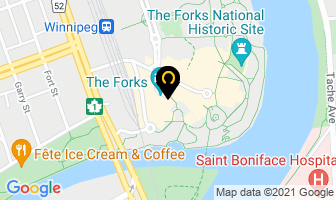 Forks Trading Company in Winnipeg map