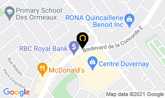 Formation Sandler in Laval map