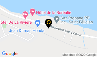 Formule Jre Inc in Saint-félicien map