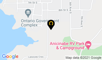 Forrester Drywall in Kenora map