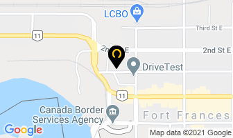 Fort Frances Times Ltd in Sparwood map