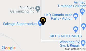 Fort Knox Storage in Winnipeg map