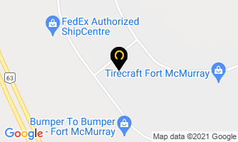 Fort Mcmurray Mobile Tire in Fort McMurray map