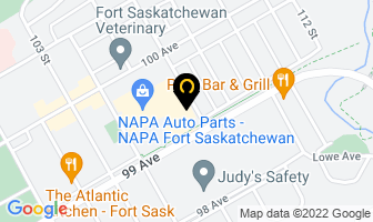 Fort Smiles Dental in Fort Saskatchewan map