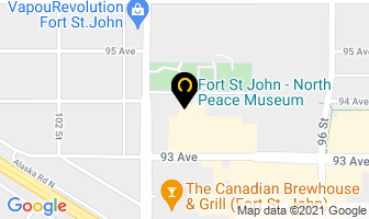 Fort St John North Peace Museum in Brampton map