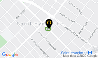 Fortin Jacques Avocat in Saint-Hyacinthe map