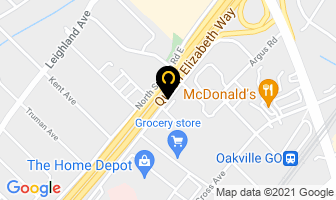 Forzani Group Ltd in Oakville map