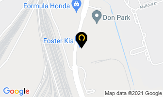 Foster Kia in Orillia map