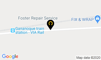 Foster Repair Service in Gananoque map