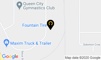 Fountain Tire in Regina map