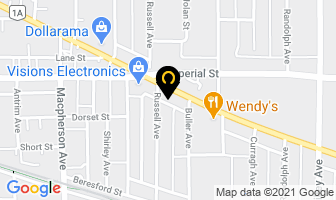 Fountain Tire in Brant map