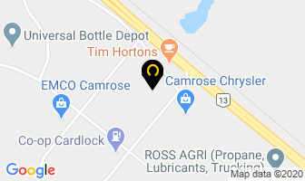 Fountain Tire in Camrose map