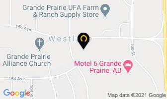 Fountain Tire in Grande Prairie map