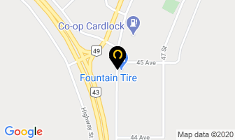 Fountain Tire in Valleyview map