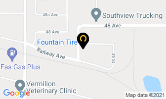 Fountain Tire in Fort Vermilion map