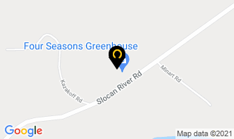Four Seasons Greenhouse in Winlaw map