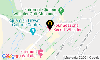 Four Seasons Resort in Whistler map