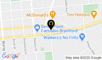 Four Star Inn Motel in Brantford map